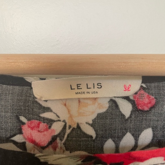 Floral and striped 3/4 sleeve top - Picture 3 of 3